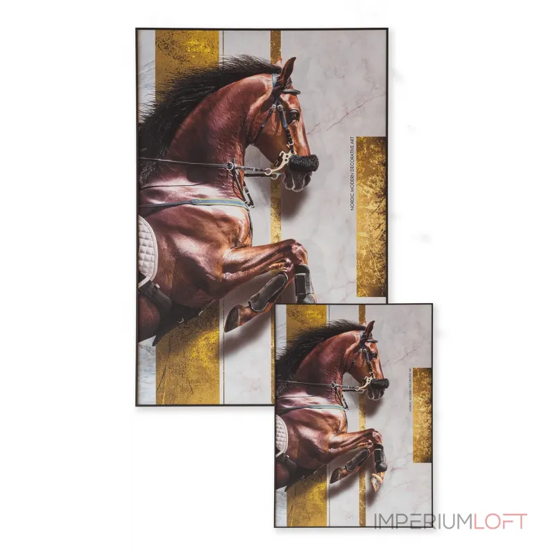 Декоративная картина FP Horse Lumina Deco 50-70 от ImperiumLoft
