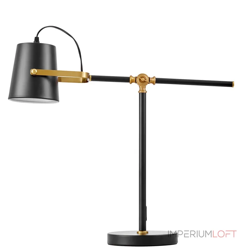 Настольная лампа Lumina Deco LDT 7733-1 BK+MD от ImperiumLoft Настольная лампа Lumina Deco LDT 7733-1 BK+MD от ImperiumLoft