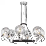 Подвесной светильник Lumina Deco LDP 9110-6 BK+CHR от ImperiumLoft