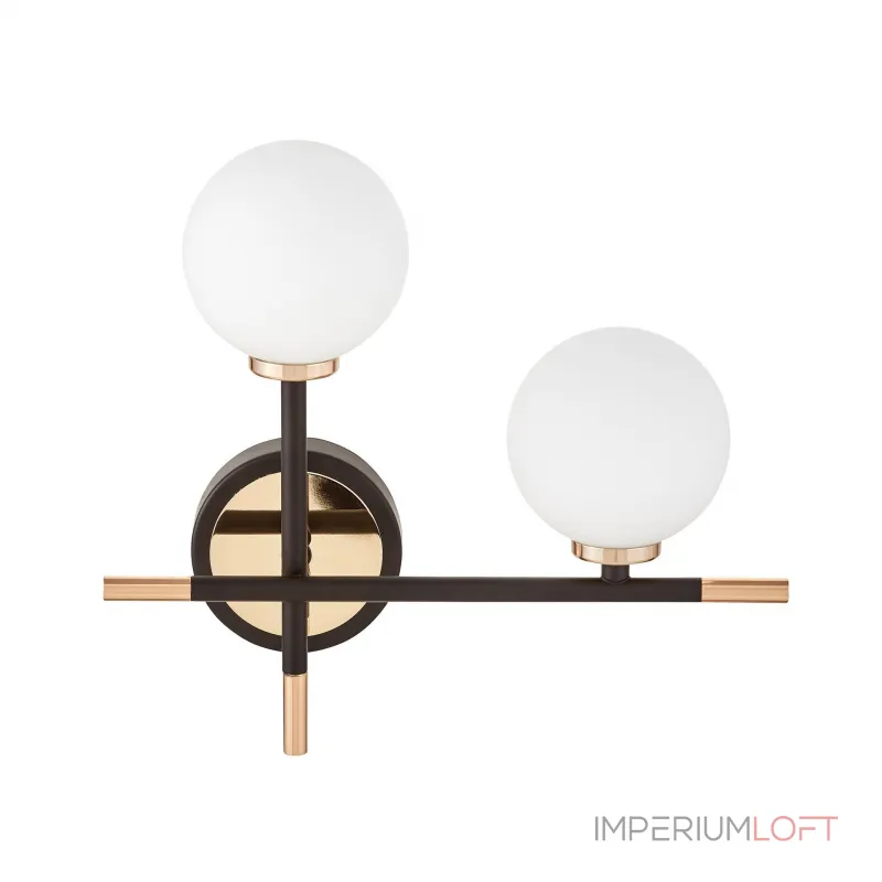 Бра Lumina Deco Marsiada LDW 6033N-2 RT BK+FGD от ImperiumLoft Бра Lumina Deco Marsiada LDW 6033N-2 RT BK+FGD от ImperiumLoft