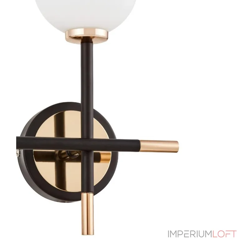 Бра Lumina Deco Marsiada LDW 6033N-2 BK+FGD от ImperiumLoft