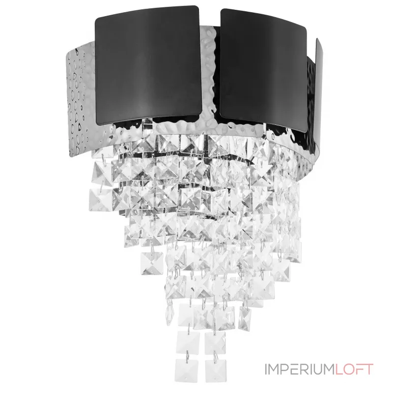 Бра Lumina Deco LDW 7045-2 BK+CHR от ImperiumLoft