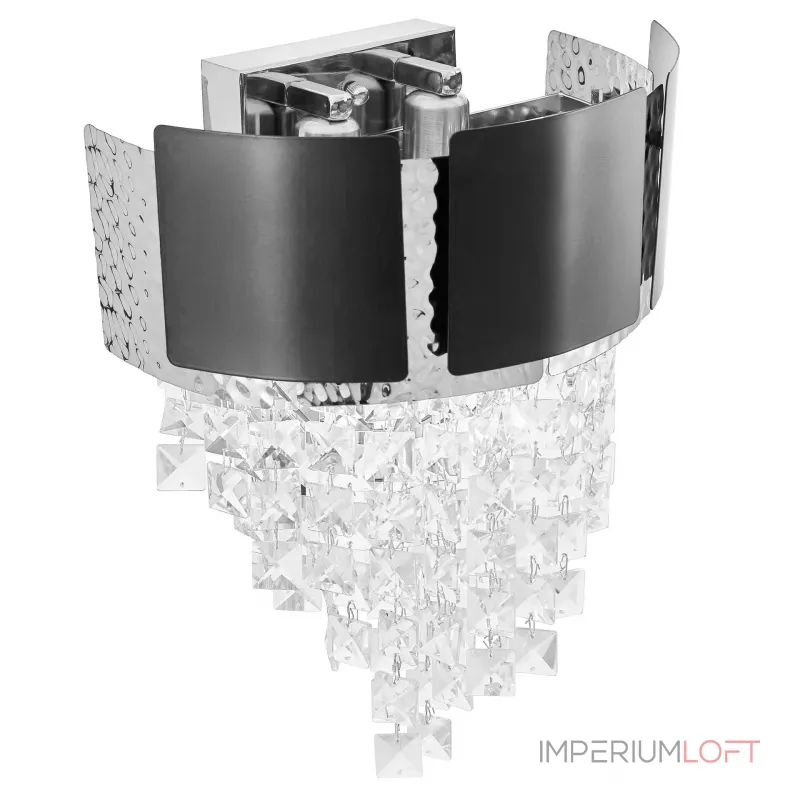 Бра Lumina Deco LDW 7045-2 BK+CHR от ImperiumLoft