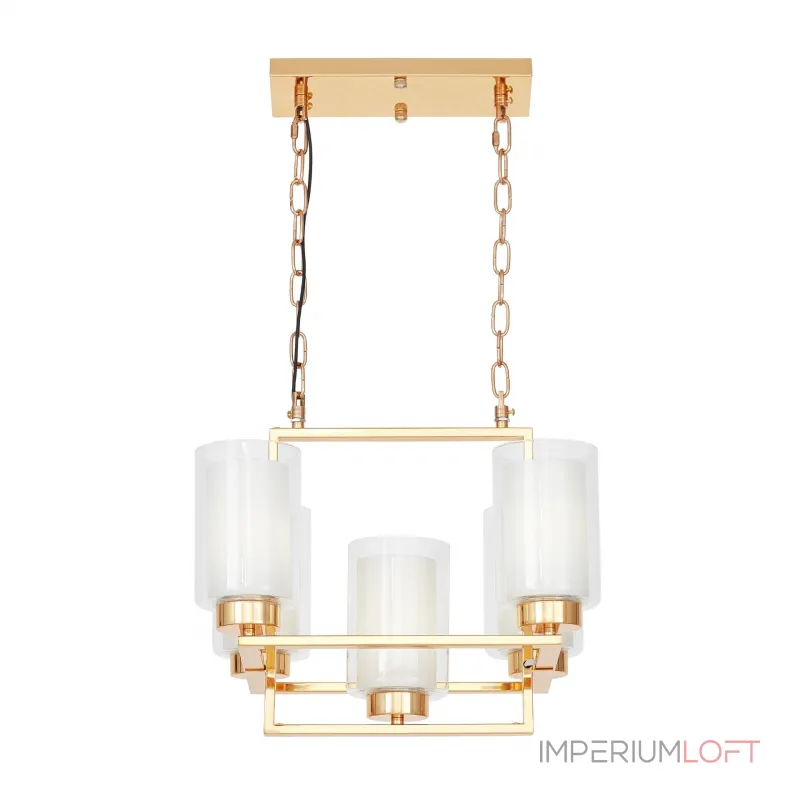 Подвесная люстра Lumina Deco Lino LDP 1239-5 F.GD