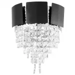 Бра Lumina Deco LDW 7045-2 BK+CHR от ImperiumLoft