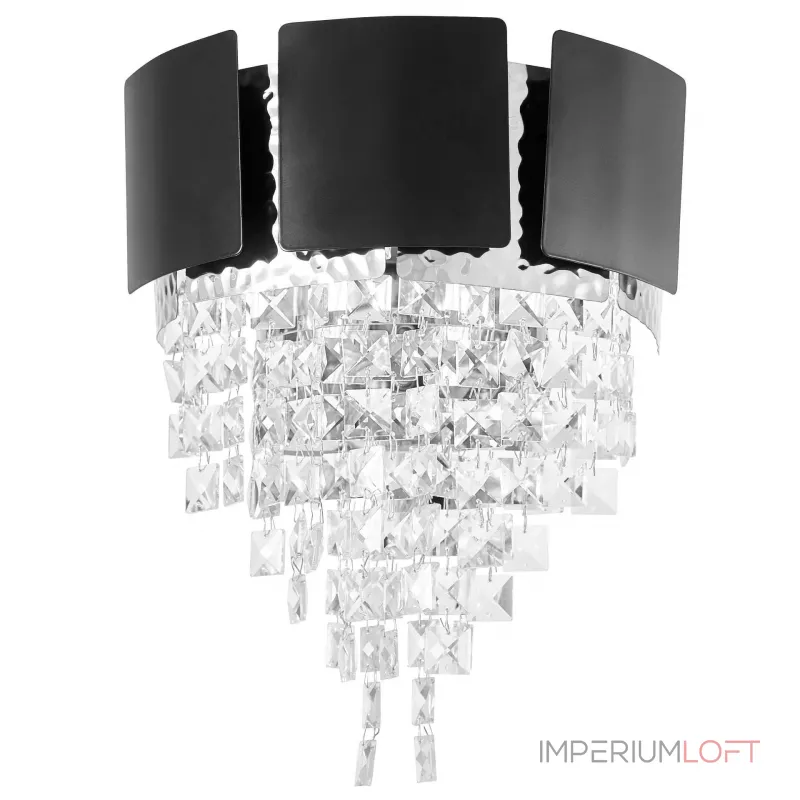 Бра Lumina Deco LDW 7045-2 BK+CHR от ImperiumLoft
