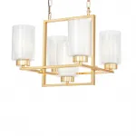 Подвесная люстра Lumina Deco Lino LDP 1239-5 F.GD