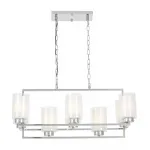 Подвесная люстра Lumina Deco Lino LDP 1239-8 CHR