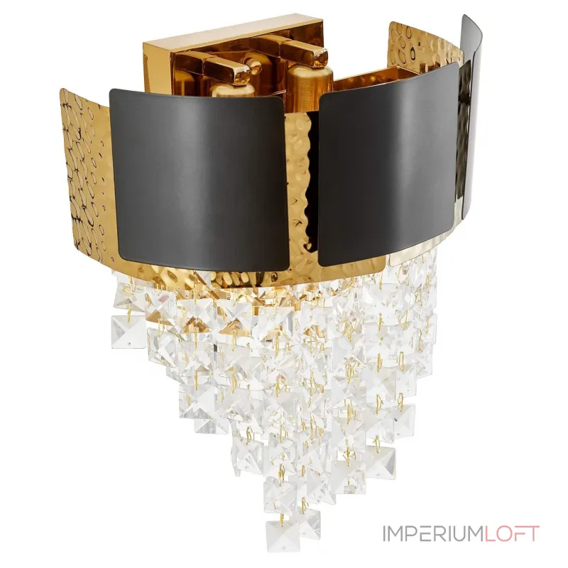 Бра Lumina Deco LDW 7045-2 BK+GD от ImperiumLoft