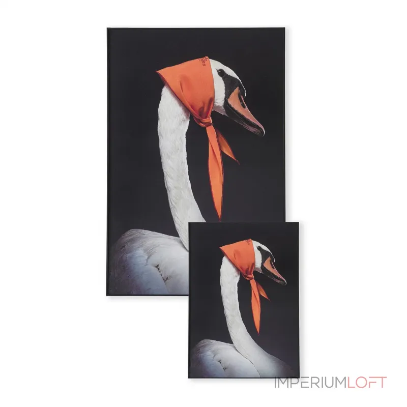 Декоративная картина FP Hermes Swan Lumina Deco 80-120 от ImperiumLoft Декоративная картина FP Hermes Swan Lumina Deco 80-120 от ImperiumLoft