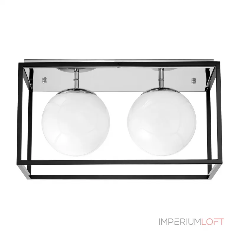 Потолочный светильник Lumina Deco Maldini LDC 8060-2 CHR+BK от ImperiumLoft Потолочный светильник Lumina Deco Maldini LDC 8060-2 CHR+BK от ImperiumLoft