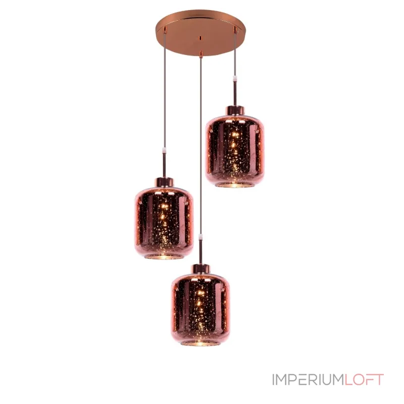 Подвесной светильник Lumina Deco Alacosmo LDP 6811-3 RD R.GD Подвесной светильник Lumina Deco Alacosmo LDP 6811-3 RD R.GD