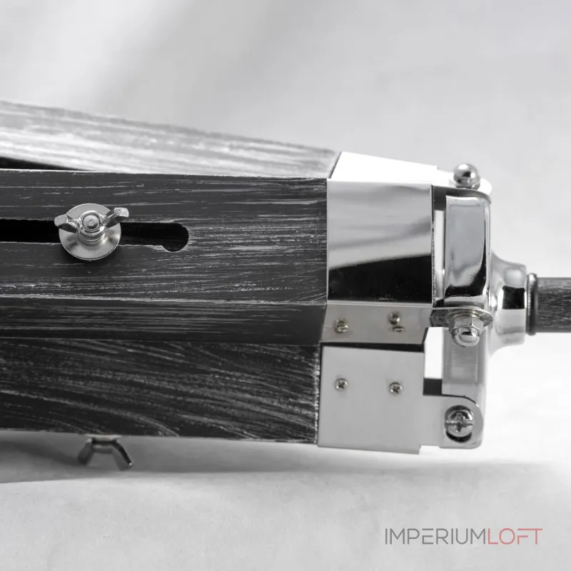 Торшер LGO Amistad GRLSP-0554 Цвет арматуры серый Цвет плафонов черный от ImperiumLoft