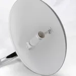 Настольная лампа декоративная LGO Falcon LSP-0559 Цвет арматуры хром Цвет плафонов черный от ImperiumLoft