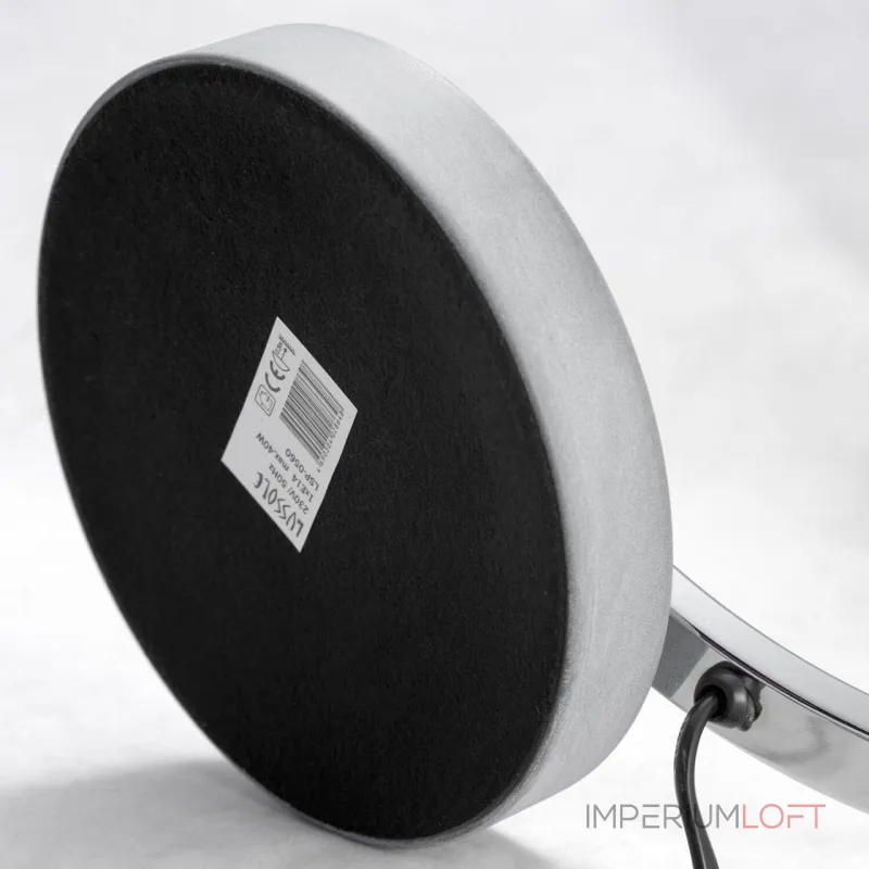 Настольная лампа декоративная LGO Falcon LSP-0560 Цвет арматуры хром Цвет плафонов серый от ImperiumLoft