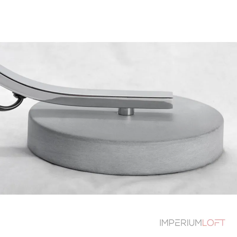 Настольная лампа декоративная LGO Falcon LSP-0560 Цвет арматуры хром Цвет плафонов серый от ImperiumLoft