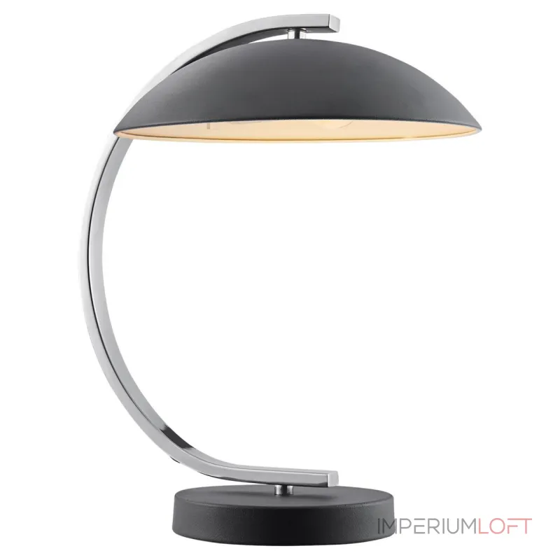 Настольная лампа декоративная LGO Falcon GRLSP-0559 Цвет арматуры хром Цвет плафонов черный от ImperiumLoft Настольная лампа декоративная LGO Falcon GRLSP-0559 Цвет арматуры хром Цвет плафонов черный от ImperiumLoft