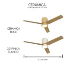 Потолочная люстра-вентилятор Mantra CERAMICA 9480 от ImperiumLoft