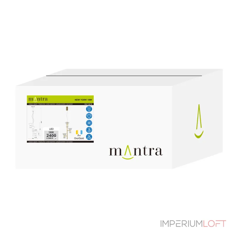 Подвесная люстра Mantra NEW YORK 9218 от ImperiumLoft Подвесная люстра Mantra NEW YORK 9218 от ImperiumLoft