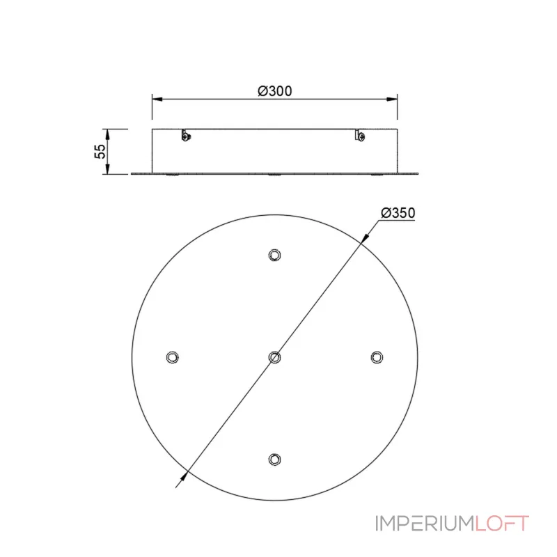 Основание потолочное 5L Mantra MODULAR LIGHT FLORONES 9365 от ImperiumLoft Основание потолочное 5L Mantra MODULAR LIGHT FLORONES 9365 от ImperiumLoft