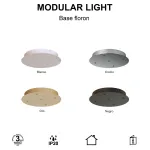 Основание потолочное 5L Mantra MODULAR LIGHT FLORONES 9365 от ImperiumLoft