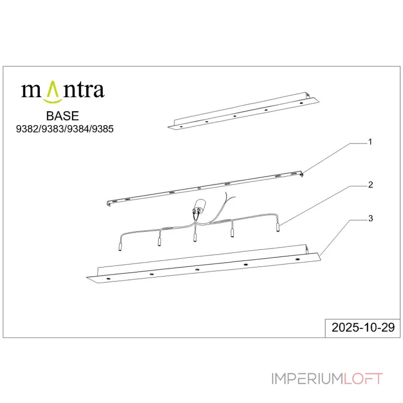 Основание потолочное 5L Mantra MODULAR LIGHT FLORONES 9385 от ImperiumLoft Основание потолочное 5L Mantra MODULAR LIGHT FLORONES 9385 от ImperiumLoft