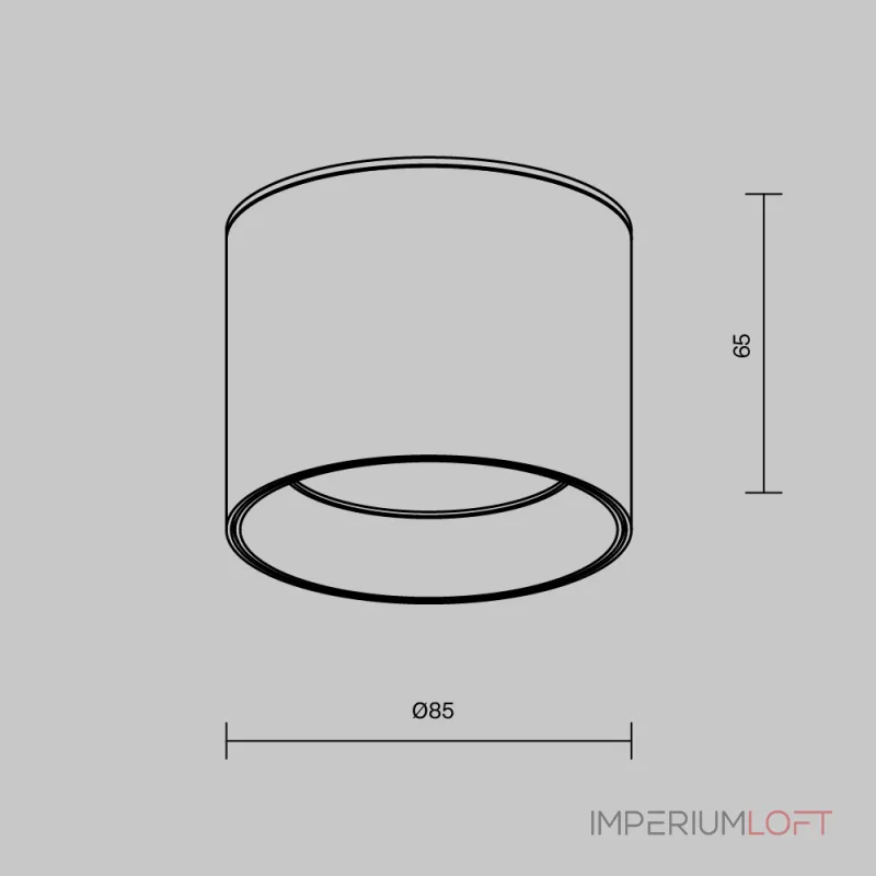 Потолочный светильник Maytoni Ceiling C096CL-GX53-W от ImperiumLoft