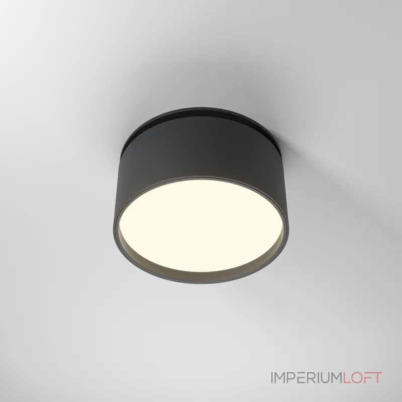 Встраиваемый светильник Maytoni Downlight DL024-12W3K-B от ImperiumLoft