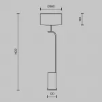 Напольный светильник (торшер) Maytoni Glamping MOD437FL-03B от ImperiumLoft