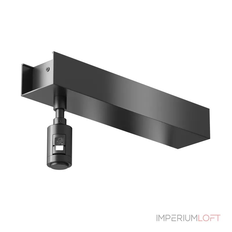 Основание потолочное Short для блока питания с вводом питания Flarity черный Maytoni FLARITY TRA156C-BB1-B от ImperiumLoft