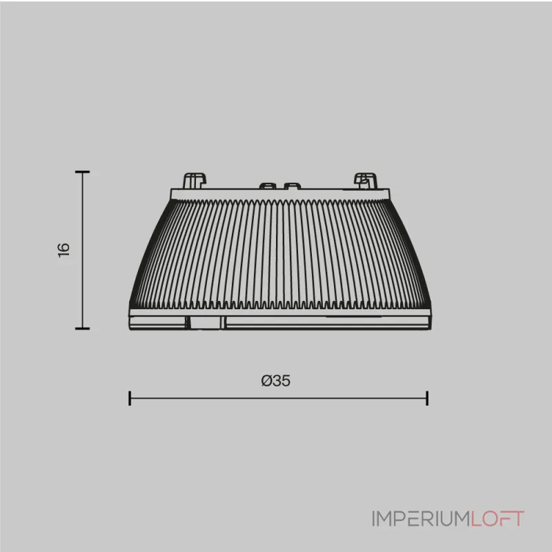 Линза для светильников 10Вт 36° Maytoni Dip Lens003D35-10W от ImperiumLoft Линза для светильников 10Вт 36° Maytoni Dip Lens003D35-10W от ImperiumLoft
