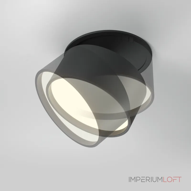 Встраиваемый светильник Maytoni Downlight DL024-12W3K-B от ImperiumLoft