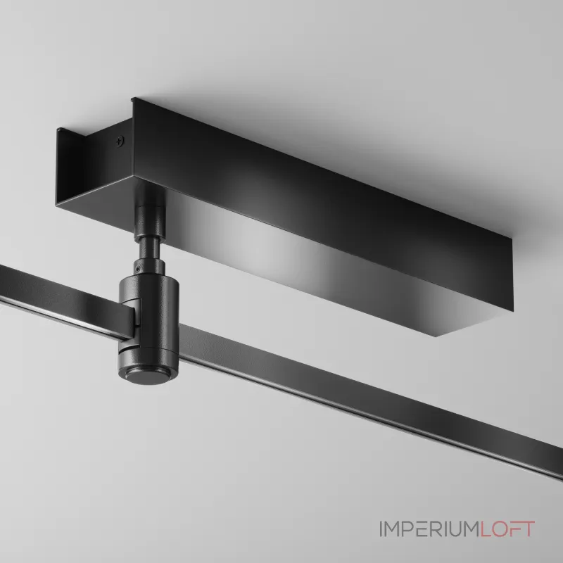 Основание потолочное Short для блока питания с вводом питания Flarity черный Maytoni FLARITY TRA156C-BB1-B от ImperiumLoft