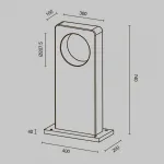 Ландшафтный светильник Maytoni Outdoor O469FL-L7CM3K1 от ImperiumLoft