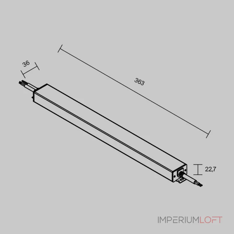 Источник напряжения 24В 60 Вт 10.5А Maytoni 725005 от ImperiumLoft