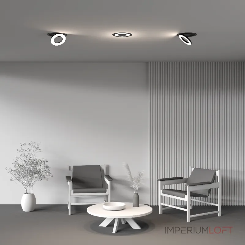 Встраиваемый светильник Maytoni Vector DL102-12W4K-B от ImperiumLoft