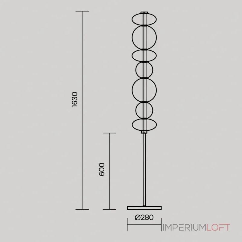 Напольный светильник Maytoni Modern MOD307FL-L40B3K от ImperiumLoft Напольный светильник Maytoni Modern MOD307FL-L40B3K от ImperiumLoft