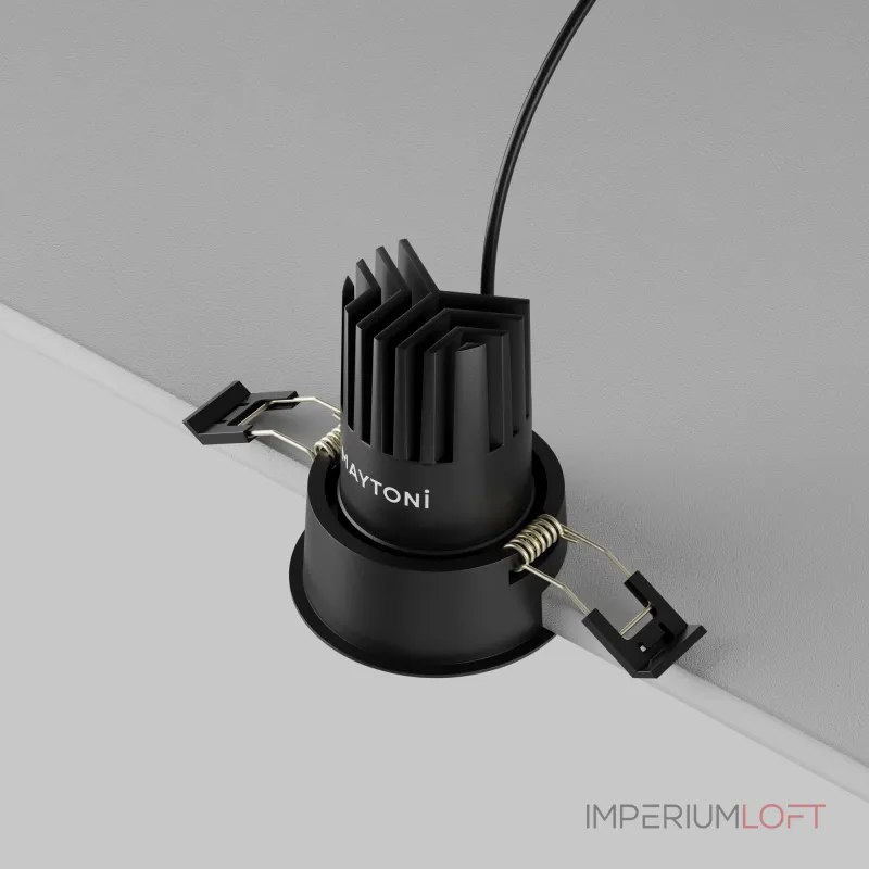 Встраиваемый светильник Maytoni Dip DL115-10W-4K-B от ImperiumLoft Встраиваемый светильник Maytoni Dip DL115-10W-4K-B от ImperiumLoft