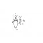 Настенный светильник Maytoni Outdoor O414WL-01BZ от ImperiumLoft