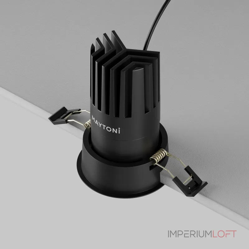 Встраиваемый светильник Maytoni Dip DL118-15W-2.7K-B от ImperiumLoft Встраиваемый светильник Maytoni Dip DL118-15W-2.7K-B от ImperiumLoft