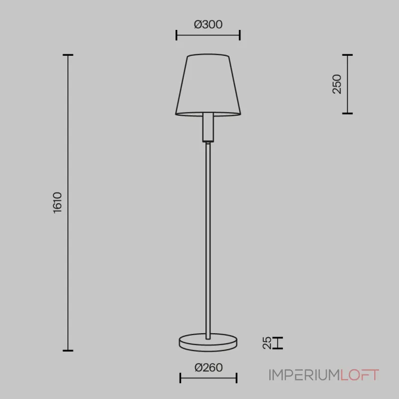 Напольный светильник (торшер) Maytoni Lira MOD483FL-01BS от ImperiumLoft Напольный светильник (торшер) Maytoni Lira MOD483FL-01BS от ImperiumLoft