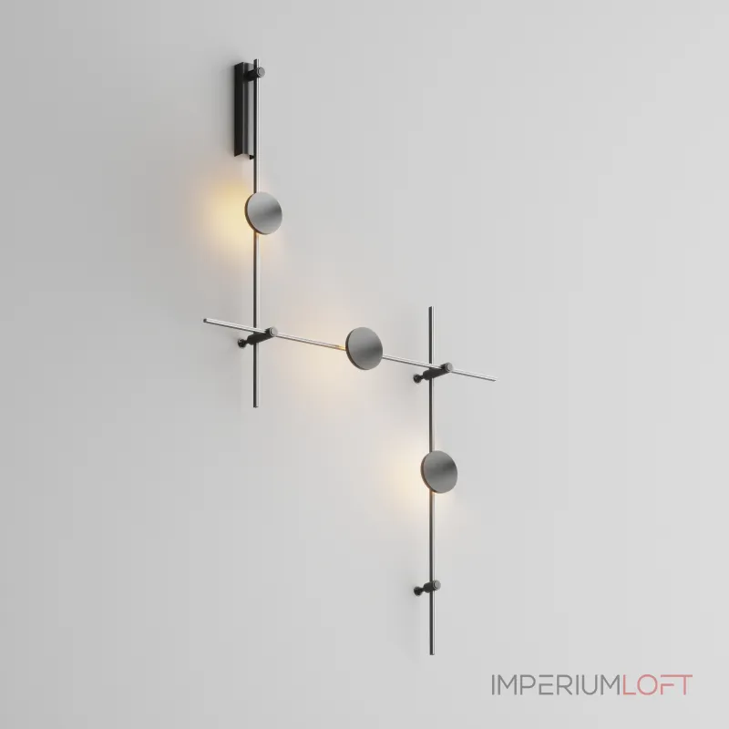 Основание настенное Wall для трековых светильников Flarity TFC-Flar-W01-B,черный Maytoni TFC-Flar-W01-B от ImperiumLoft