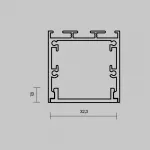Рассеиватель для профиля 35×35 (Белый, 10 м), ALM-35-O-DF-10M Maytoni 642042 от ImperiumLoft