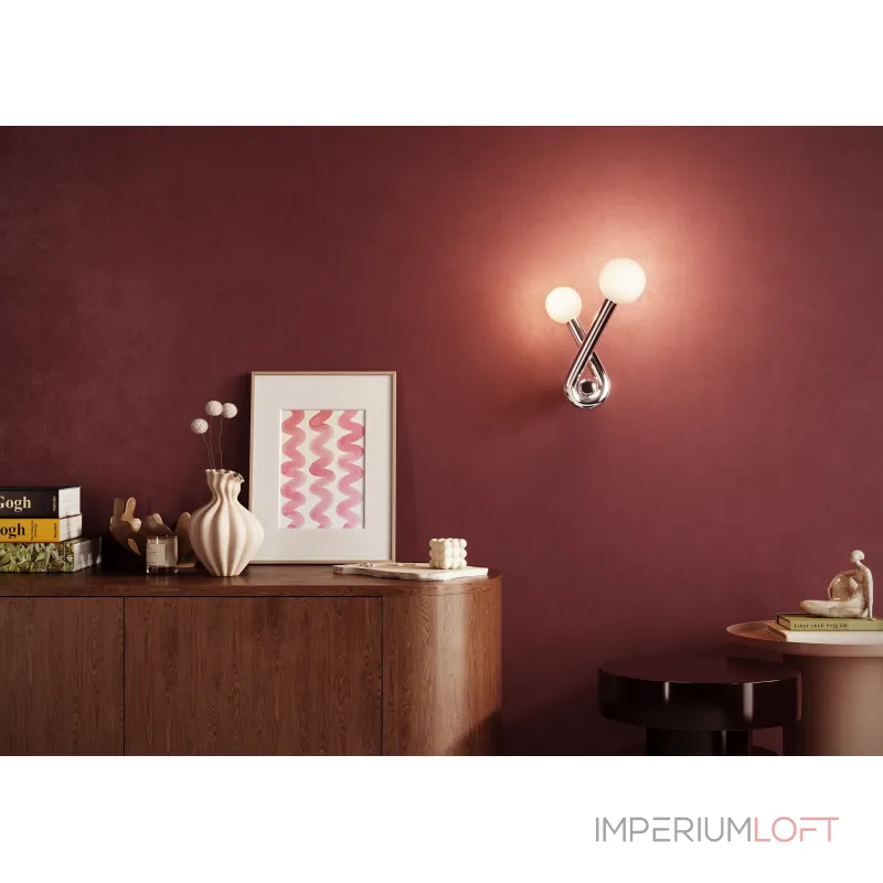 Настенный светильник (бра) Maytoni Modern Vortex MOD476WL-02PT от ImperiumLoft