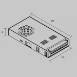 Источник напряжения Maytoni PSL002 12В 350Вт IP 20 811013 от ImperiumLoft