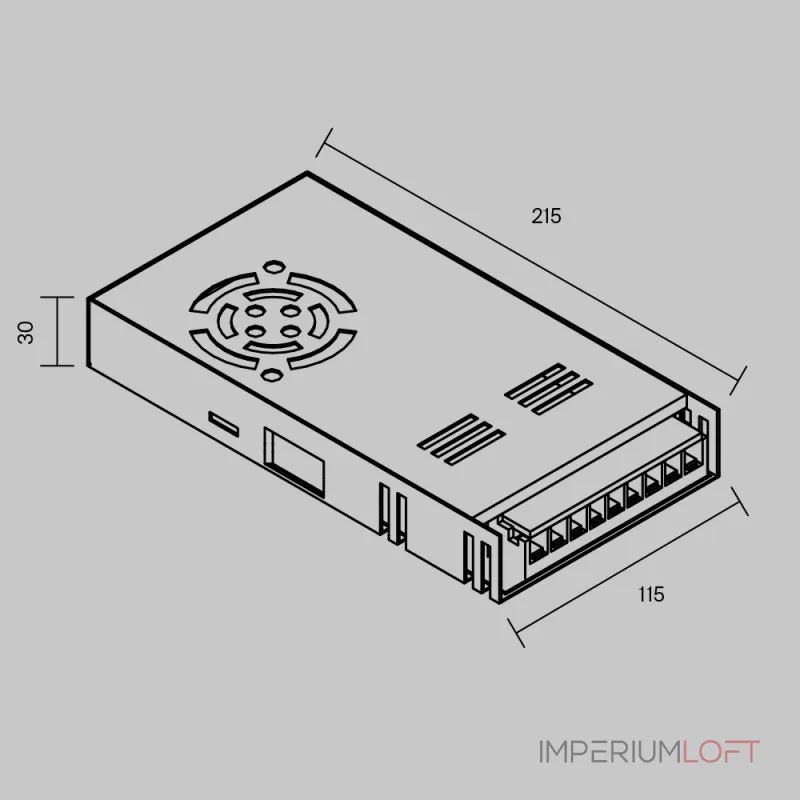 Источник напряжения Maytoni PSL002 12В 350Вт IP 20 811013 от ImperiumLoft