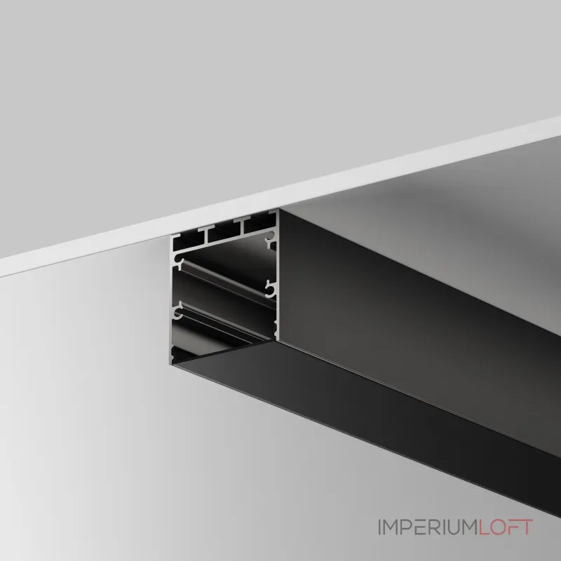 Рассеиватель для профиля 35×35 (Чёрный, 2 м), ALM-35-B-DF-2M Maytoni 642040 от ImperiumLoft