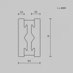 Шинопровод накладной/подвесной Maytoni FLARITY TRX154-112B от ImperiumLoft