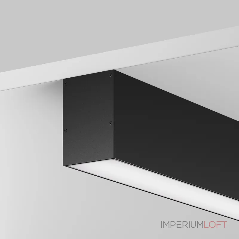 Алюминиевый профиль накладной-подвесной 50х70 (Черный, 2 м), ALM-5070-B-2M Maytoni 633017 от ImperiumLoft