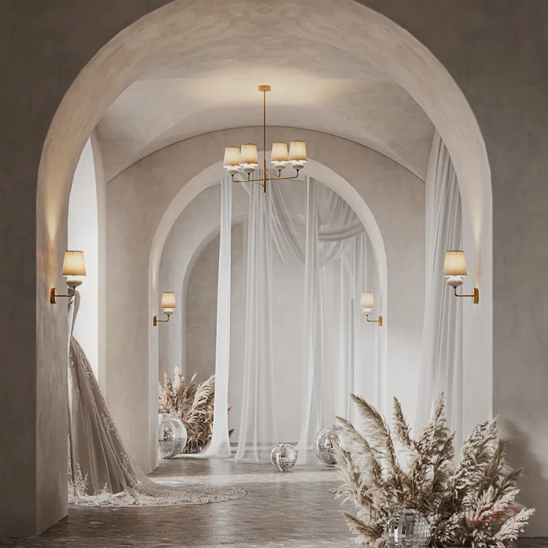 Люстра на штанге Freya Classic FR2029PL-04BS